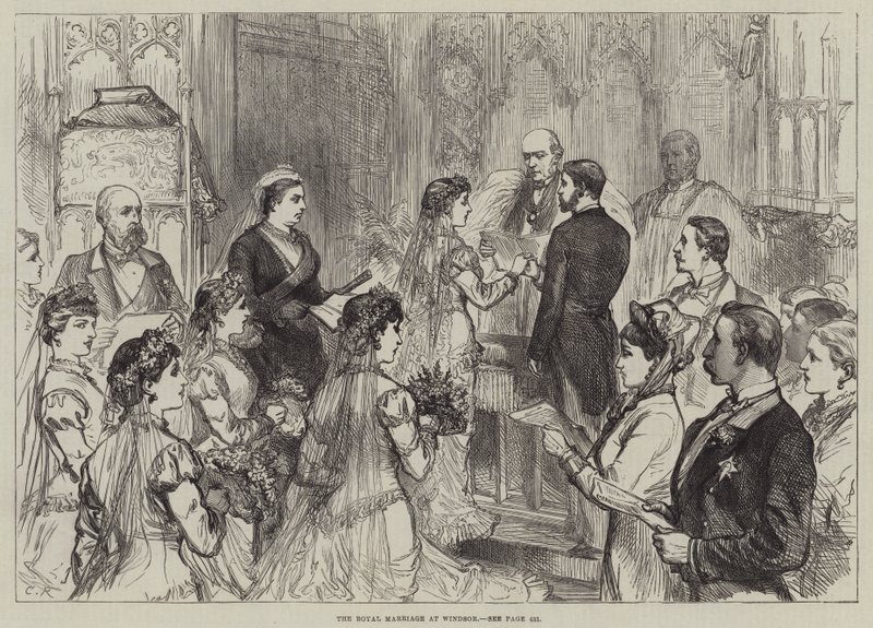 The Royal Marriage at Windsor by Sir John Charles Robinson