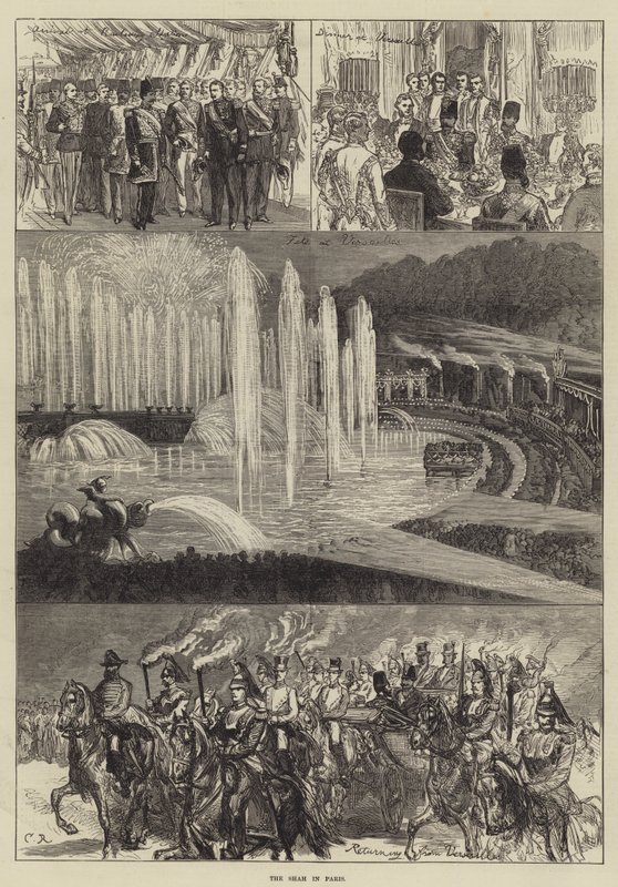 The Shah in Paris by Sir John Charles Robinson
