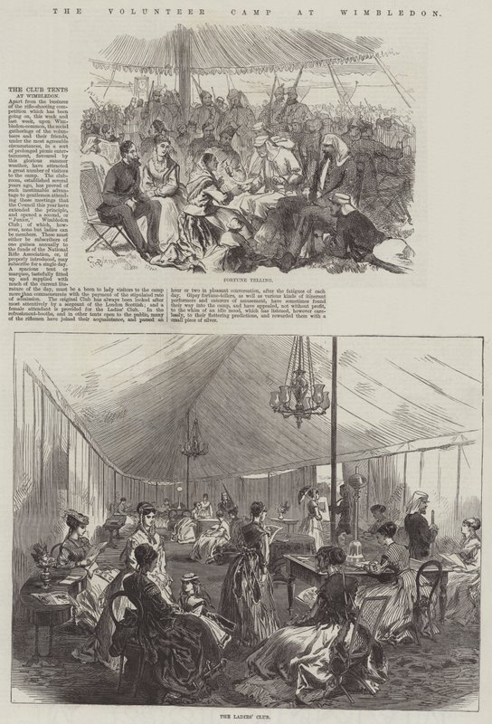The Volunteer Camp at Wimbledon by Sir John Charles Robinson