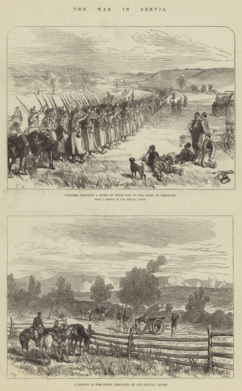 The War in Servia by Sir John Charles Robinson