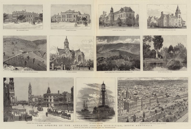 The Opening of the Adelaide Jubilee Exhibition, South Australia by Charles William Wyllie
