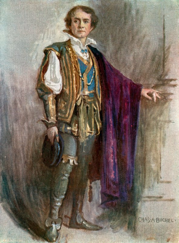 Twelfth Night: Orsino, Mr. Robert Taber by Charles A. Buchel