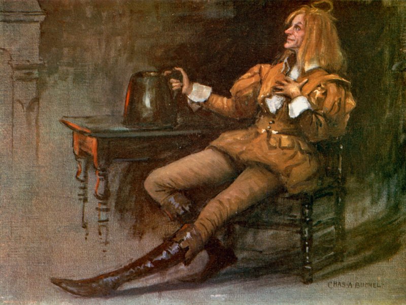 Twelfth Night: Sir Andrew Aguecheek, Mr Norman Forbes by Charles A. Buchel