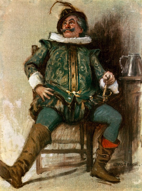 Twelfth Night: Sir Toby Belch, Mr. Lionel Brough by Charles A. Buchel
