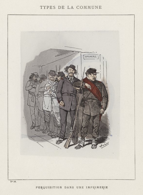Search in a Printing House by Charles Albert d Arnoux Bertall