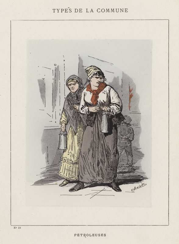 Petroleuses by Charles Albert d Arnoux Bertall