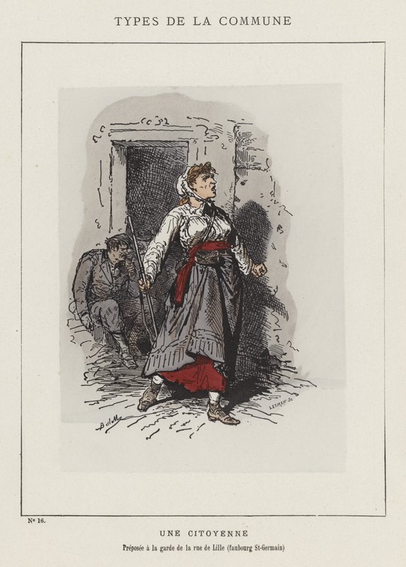 A Citizen, Assigned to Guard the Rue de Lille, Faubourg St-Germain by Charles Albert d Arnoux Bertall