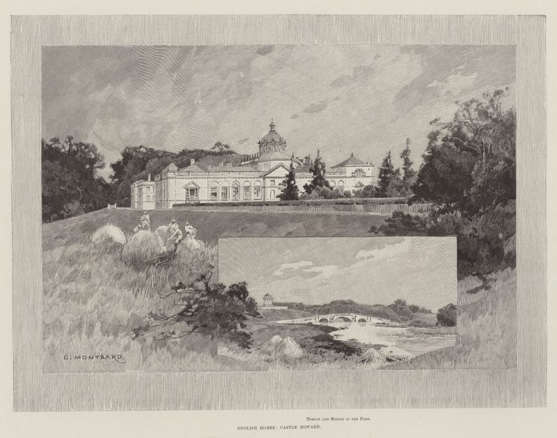 Castle Howard by Charles Auguste Loye