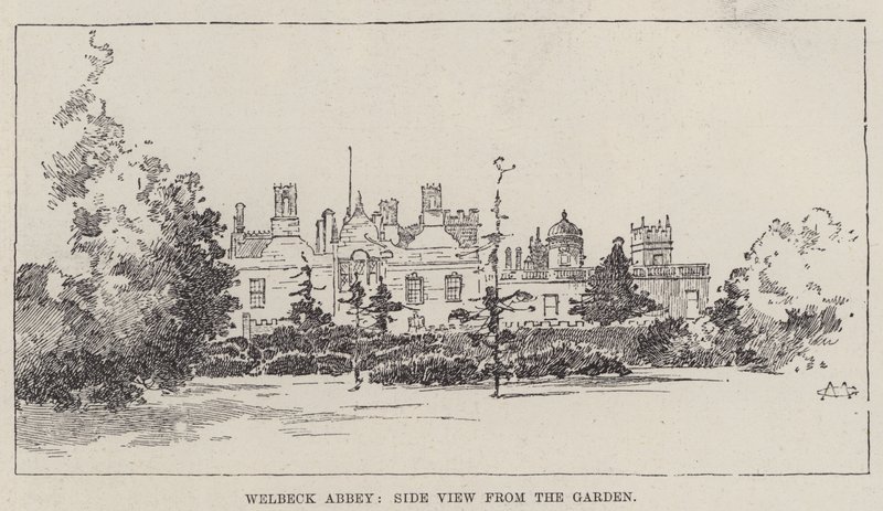English Homes, Welbeck Abbey by Charles Auguste Loye