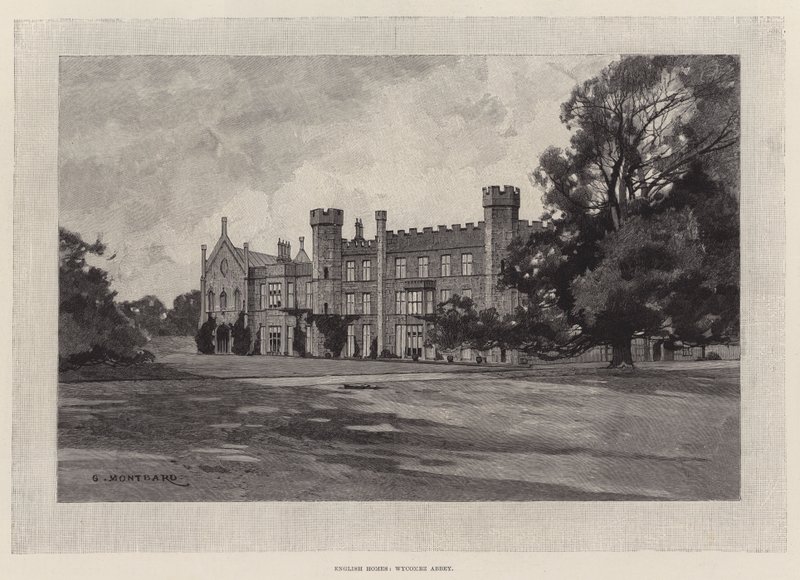 English Homes, Wycombe Abbey by Charles Auguste Loye