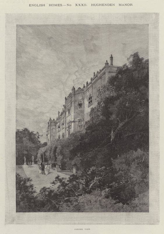 Hughenden Manor, Corner View by Charles Auguste Loye