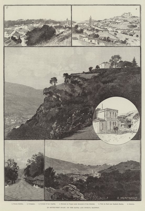 In South-West Spain, on the Zafra and Huelva Railway by Charles Auguste Loye