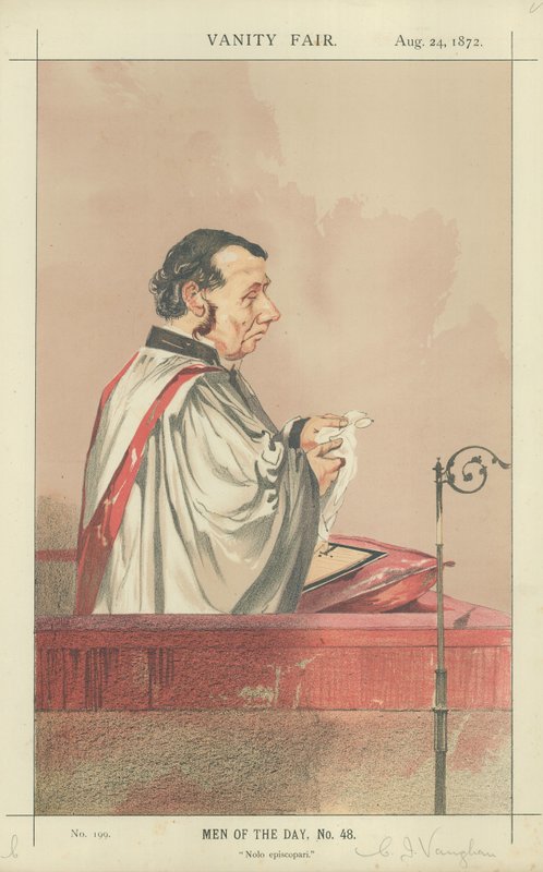 Rev Charles John Vaughan by Charles Auguste Loye