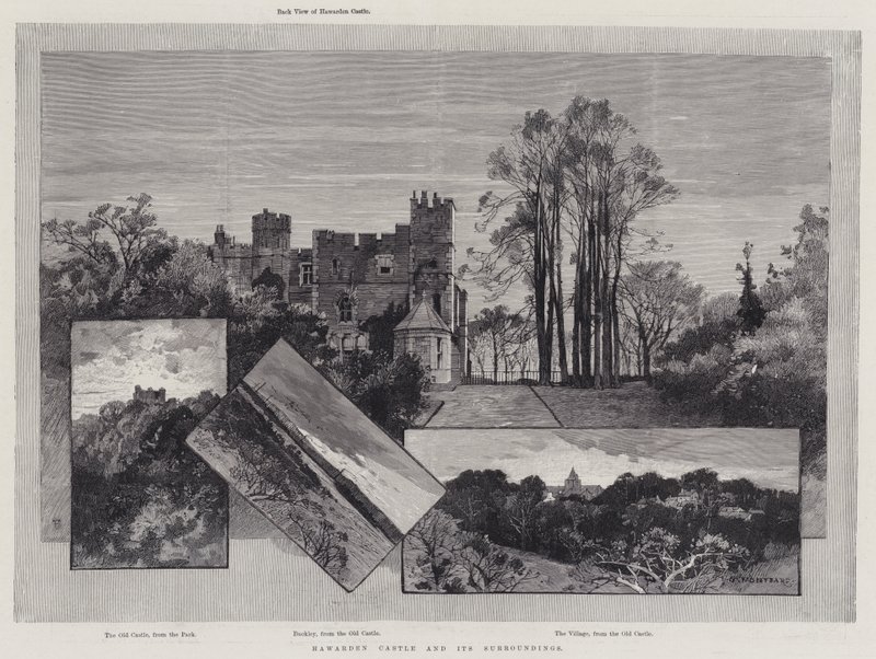 The Life of William Ewart Gladstone, Hawarden Castle and its Surroundings by Charles Auguste Loye