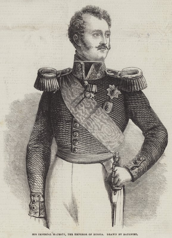 His Imperial Majesty, the Emperor of Russia by Charles Baugniet