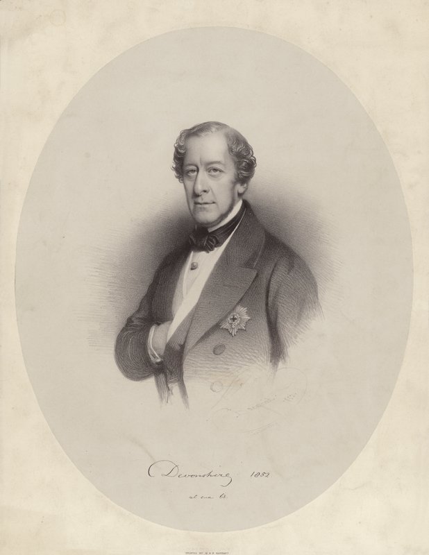 William George Spencer Cavendish, 6th Duke of Devonshire by Charles Baugniet