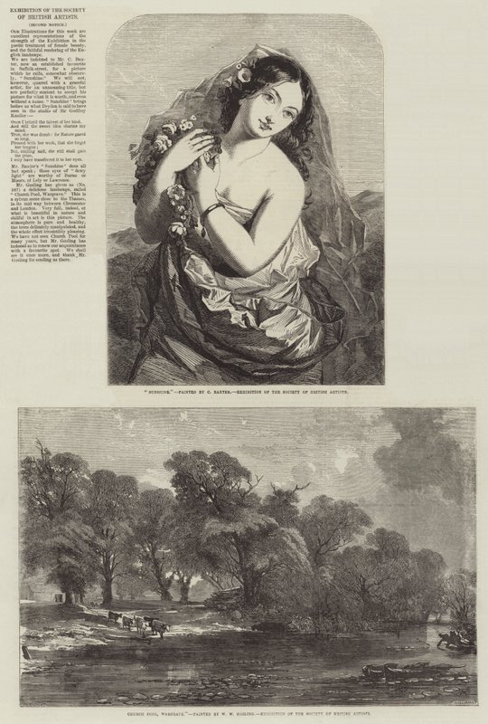 Exhibition of the Society of British Artists by Charles Baxter