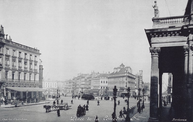 Bordeaux: Place de la Comedie by Charles Chambon