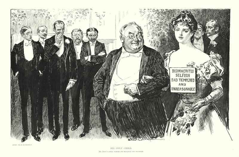 His Only Child by Charles Dana Gibson