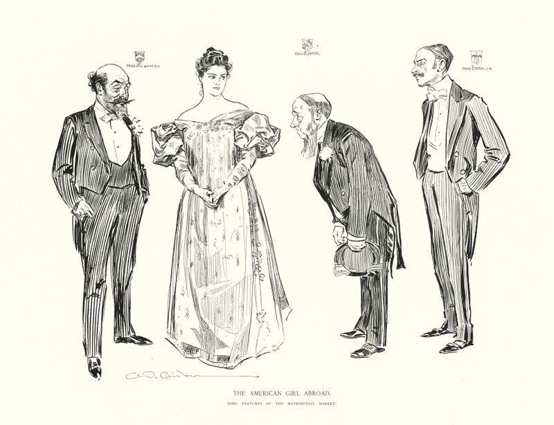 The American Girl Abroad by Charles Dana Gibson