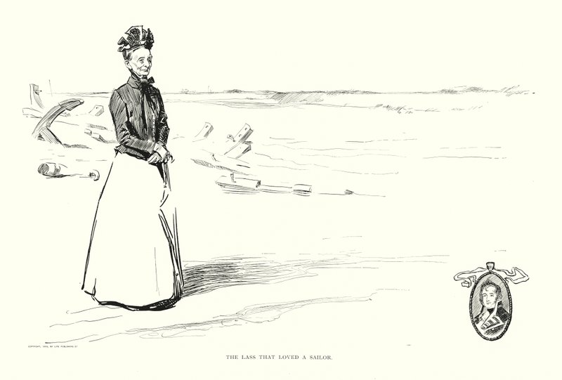 The Lass that Loved a Sailor by Charles Dana Gibson