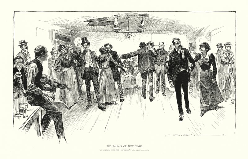 The Salons of New York by Charles Dana Gibson