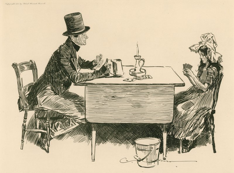 Tom Pinch and His Sister by Charles Dana Gibson
