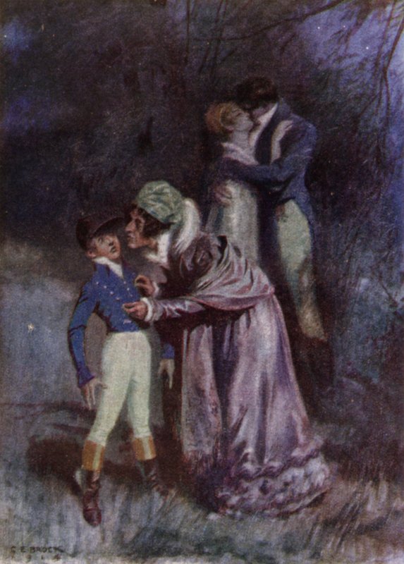 Illustration for The Amateur Gentleman by Jeffery Farnol by Charles Edmund (after) Brock