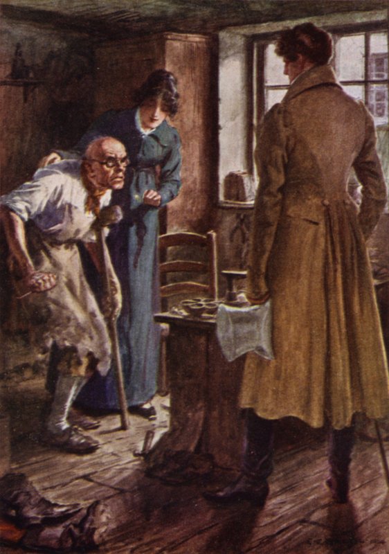 Illustration for The Amateur Gentleman by Jeffery Farnol by Charles Edmund (after) Brock