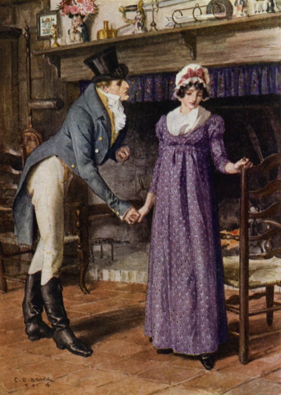 Illustration for The Amateur Gentleman by Jeffery Farnol by Charles Edmund (after) Brock