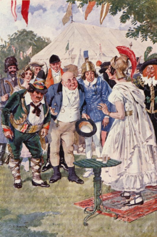 Illustration for The Pickwick Papers by Charles Dickens by Charles Edmund (after) Brock