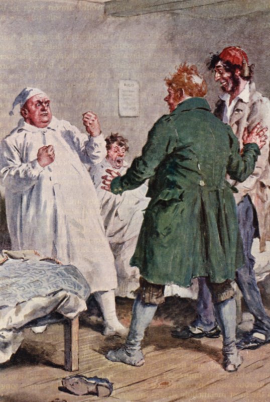 Illustration for The Pickwick Papers by Charles Dickens by Charles Edmund (after) Brock