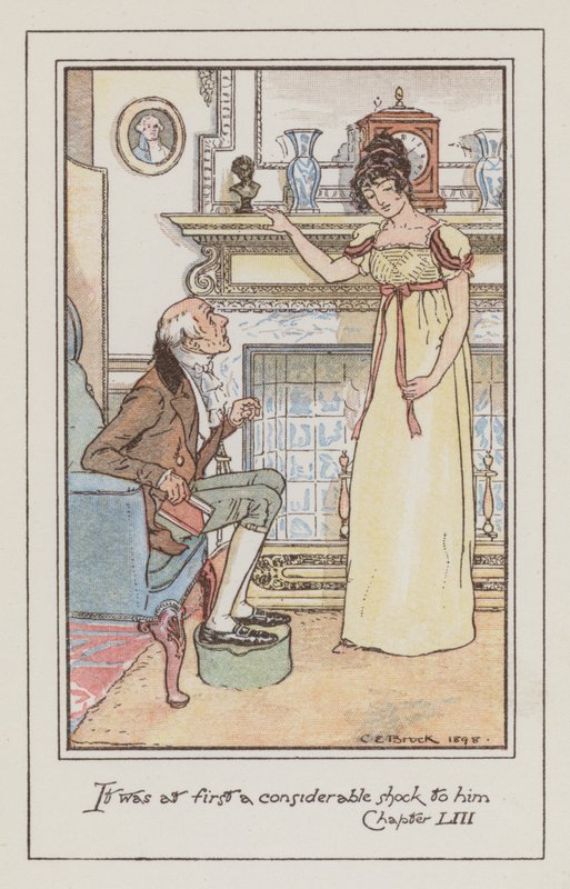 Illustration for Emma by Jane Austen by Charles Edmund Brock
