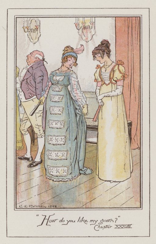 Illustration for Emma by Jane Austen by Charles Edmund Brock