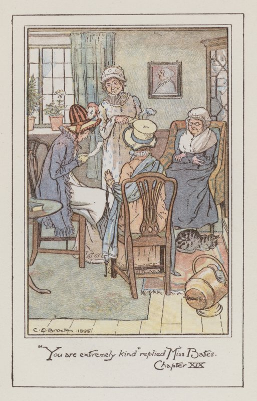 Illustration for Emma by Jane Austen by Charles Edmund Brock