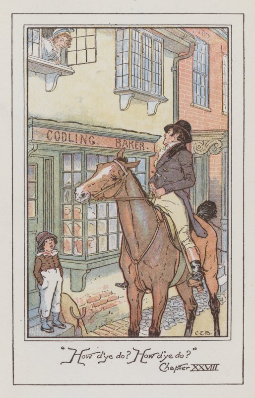 Illustration for Emma by Jane Austen by Charles Edmund Brock