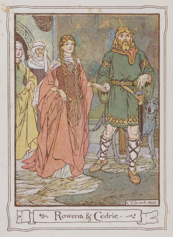Illustration for Ivanhoe by Sir Walter Scott by Charles Edmund Brock