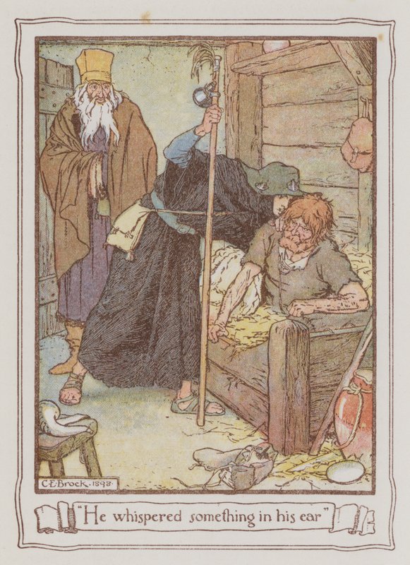 Illustration for Ivanhoe by Sir Walter Scott by Charles Edmund Brock
