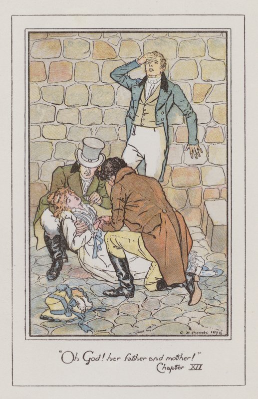 Illustration for Persuasion by Charles Edmund Brock