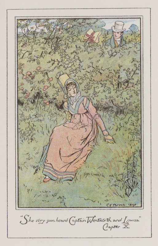 Illustration for Persuasion by Charles Edmund Brock