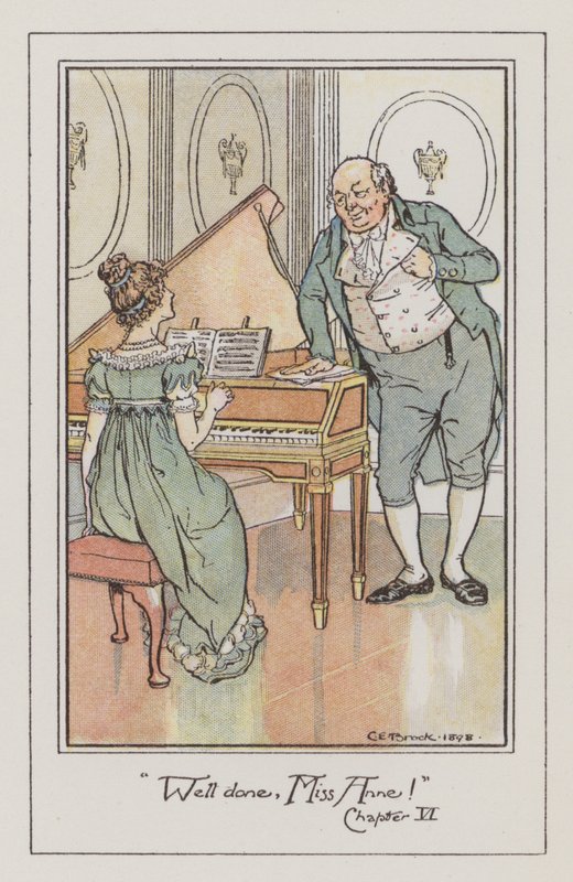 Illustration for Persuasion by Charles Edmund Brock