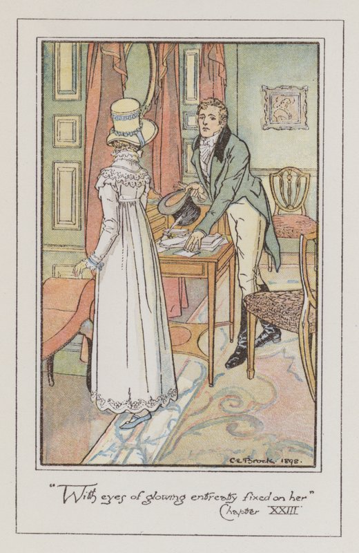 Illustration for Persuasion by Charles Edmund Brock