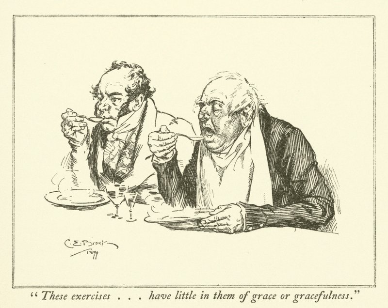 Illustration for The Essays of Elia by Charles Lamb by Charles Edmund Brock