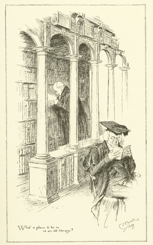 Illustration for The Essays of Elia by Charles Lamb (engraving) by Charles Edmund Brock