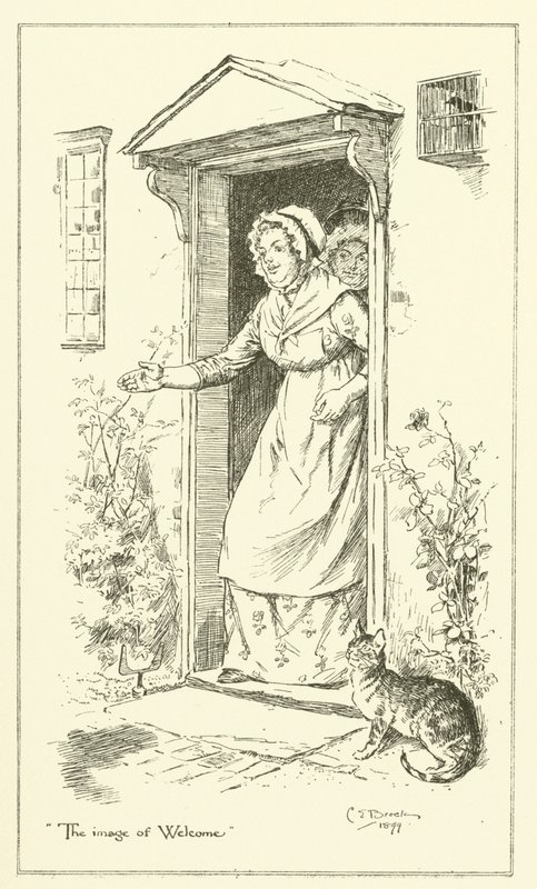 Illustration for The Essays of Elia by Charles Lamb (engraving) by Charles Edmund Brock