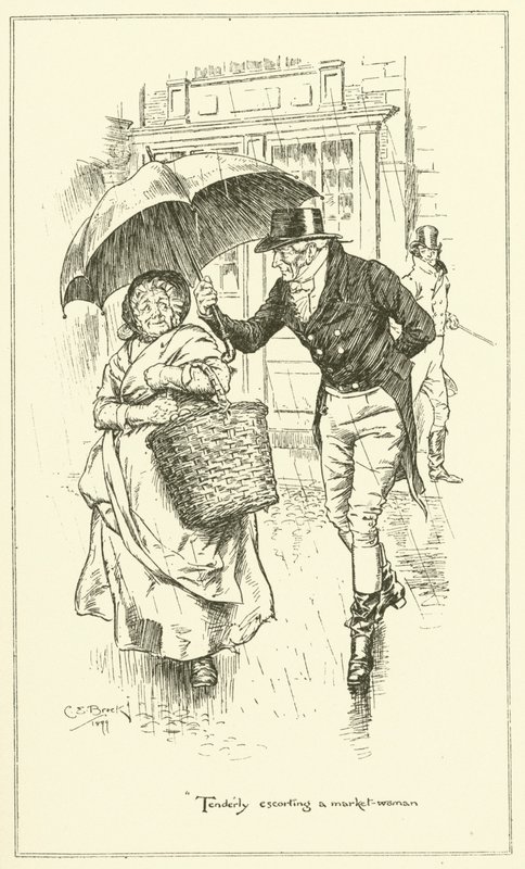 Illustration for The Essays of Elia by Charles Lamb by Charles Edmund Brock