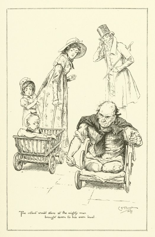 Illustration for The Essays of Elia by Charles Lamb by Charles Edmund Brock