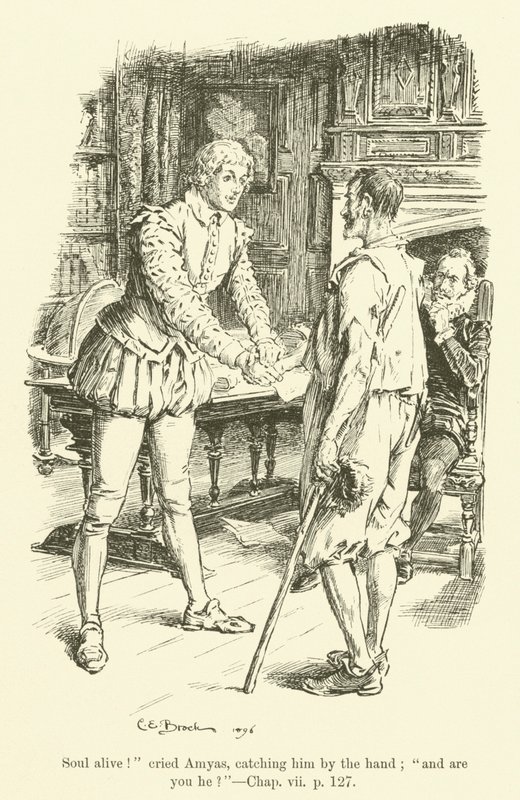Illustration for Westward Ho! by Charles Kingsley by Charles Edmund Brock