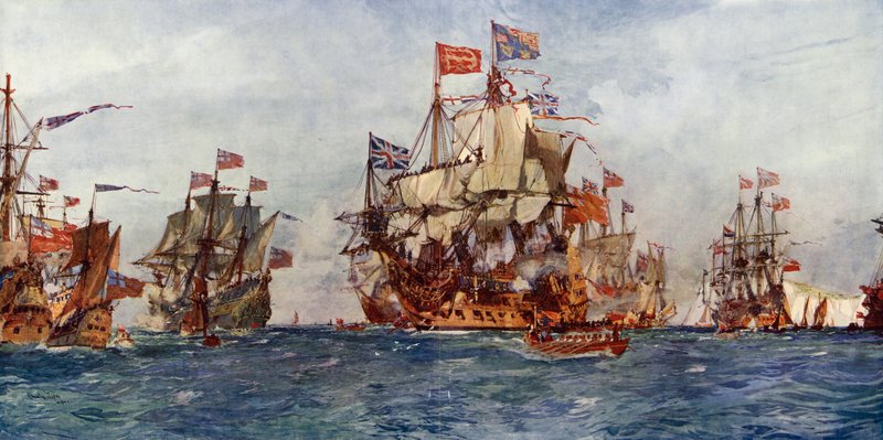 The Home-Coming of Charles II by Charles Edward Dixon