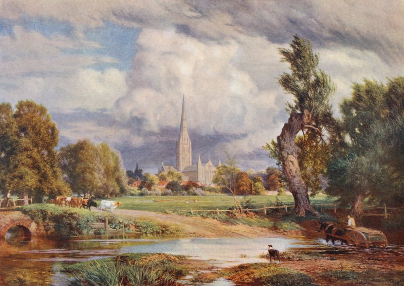 Salisbury Cathedral by Charles Edward Johnson